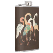 ニュートラルカラーポップ・アートのアートクレーン フラスク (右)