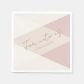 ニュートラルカラー私たち子供のためのナプキン生まれズ スタンダードカクテルナプキン (正面)