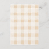 ニュートラルキャンピングベビーシャワーおむつラッフル エンクロージャーカード (裏面)