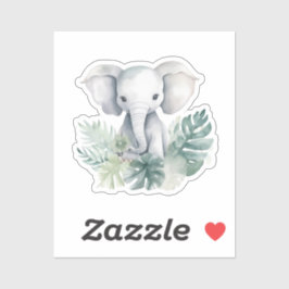 ニュートラルキュートエレファントファースト誕生日 シール