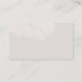 ニュートラルクラウドベビーシャワーブックベビーカード エンクロージャーカード (裏面)