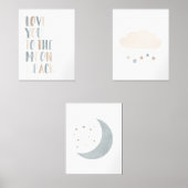 ニュートラルクラウドムーンサンボーイ子供部屋デコール (正面)