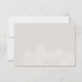 ニュートラルクラウド9ベビーシャワーサンキューカード サンキューカード (裏面)