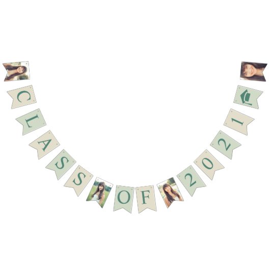 ニュートラルクラス2021卒業写真テンプレート バンティングフラッグ (全)