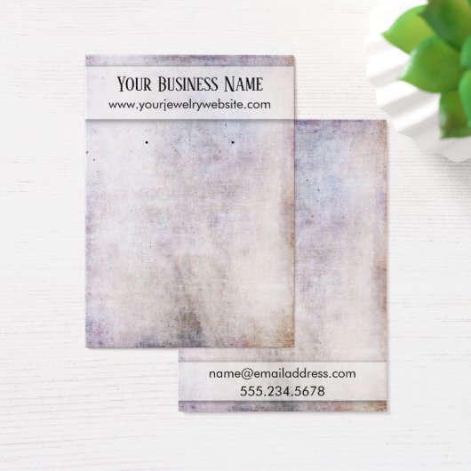 ニュートラルグランジイヤリングホルダー表示カード (デスク)