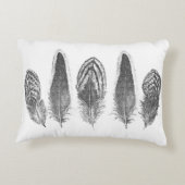 ニュートラルグレイトレンディーフェザー アクセントクッション (裏面)