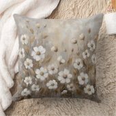 ニュートラルグレイ金ゴールドトープフローラ クッション (ブランケット)