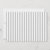 ニュートラルグレーイエローフローラベビーシャワー招待状 招待状 (裏面)