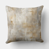 ニュートラルグレー金ゴールドプレイド クッション (裏面)