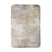 ニュートラルグレー金ゴールドプレイド バスマット (正面縦)