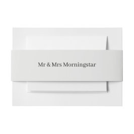 ニュートラルコーンシルク 招待状ベリーバンド