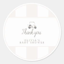 ニュートラルゴルフカートのギフトシール ラウンドシール