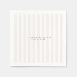 ニュートラルゴルフカートのベビーシャワーナプキン スタンダードカクテルナプキン