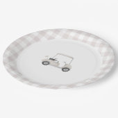 ニュートラルゴルフベビーシャワープレート ペーパープレート (アングル)