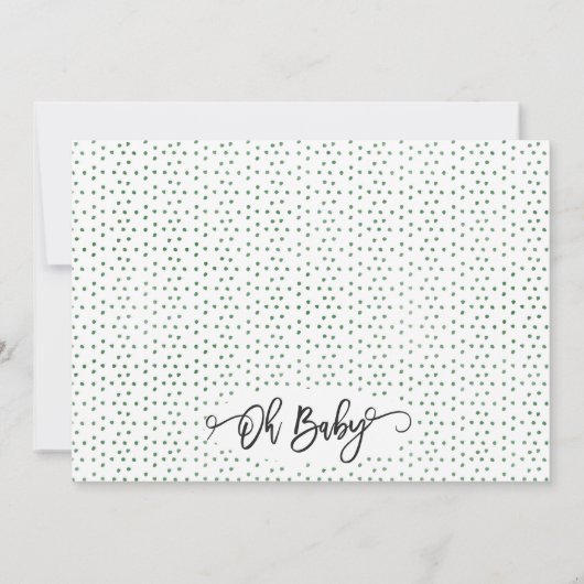 ニュートラルサファリアンズベビーシャワー招待状 招待状 (裏面)