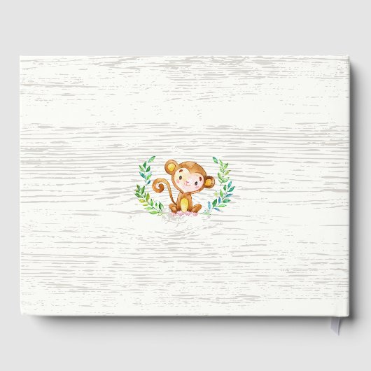 ニュートラルサファリジャングルベビーシャワーゲストブック ゲストブック (裏面)