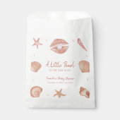 ニュートラルサマー海シーシェルパールベビーシャワー フェイバーバッグ (正面)