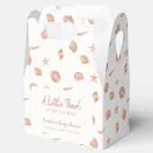 ニュートラルサマー海シーシェルパールベビーシャワー フェイバーボックス (オープン)