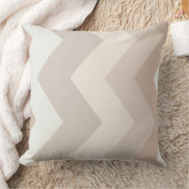 ニュートラルシェブロンパターン クッション (ブランケット)