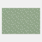 ニュートラルシェード二重ドット ラッピングペーパーシート (正面3)