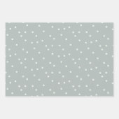 ニュートラルシェード二重ドット ラッピングペーパーシート (正面2)