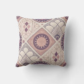 ニュートラルジオメトリックアールデコ クッション (裏面)