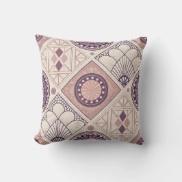 ニュートラルジオメトリックアールデコ クッション