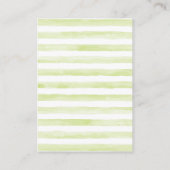 ニュートラルジャングル動物赤ちゃんシャワーおむつラッフル エンクロージャーカード (裏面)