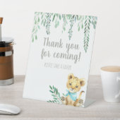 ニュートラルジャングル赤ちゃんシャワーの好意のサイン 台座サイン (インサイチュ)