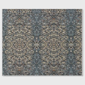 ニュートラルストーンズ小石の岩シンメトリカルパターン ラッピングペーパー (フラット)