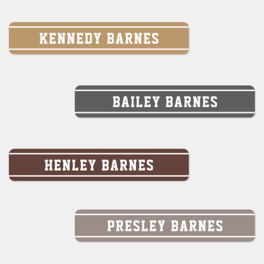 ニュートラルズスポーティ新学期名 ラベル (グループ)