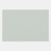 ニュートラルセージ緑ベージュグレー抽象芸術パターン ラッピングペーパーシート (正面)