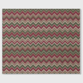 ニュートラルセージ&ワインホリデーセーター ラッピングペーパー (フラット)