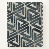 ニュートラルタイルコレクション – ジオメトリ ノートブック (裏面)