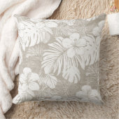 ニュートラルタントロピカル装飾用クッション クッション (ブランケット)