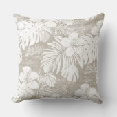 ニュートラルタントロピカル装飾用クッション クッション (正面)