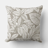 ニュートラルタントロピカル装飾用クッション クッション (正面)