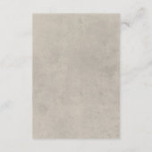 ニュートラルタンワイルドフラワーモダン披露宴 エンクロージャーカード (裏面)