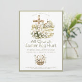 ニュートラルチャーチイースターエッグ狩り招待状 招待状 (スタンド正面)