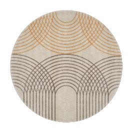 ニュートラルテクスチャライン装飾ガラス切断 カッティングボード