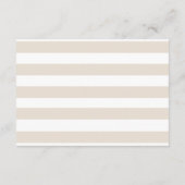 ニュートラルテディベアームーンベビーシャワーベビー エンクロージャーカード (裏面)