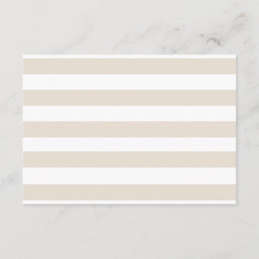 ニュートラルテディベアームーンベビーシャワーベビー エンクロージャーカード (裏面)