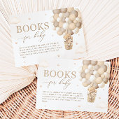 ニュートラルテディベア赤ちゃんシャワー予約リクエスト エンクロージャーカード