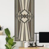 ニュートラルデコパネルI ポスター (ホームオフィス)