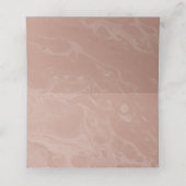 ニュートラルデザートバラピンクマーブルテント座席表 プレイスカード (内部開封)