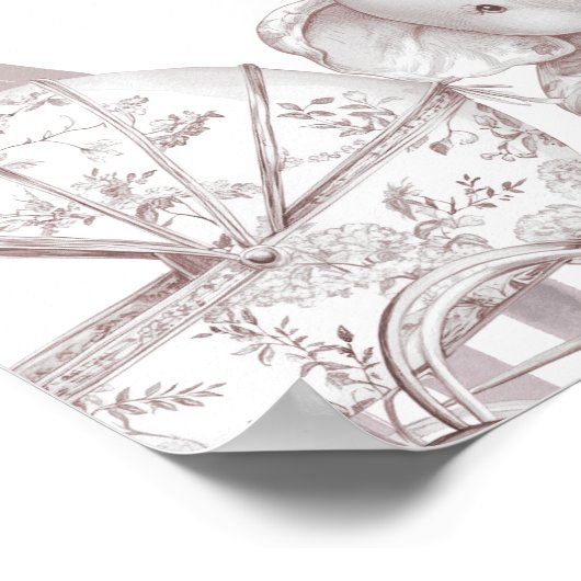 ニュートラルトイレベビーシャワー歓迎サイン ポスター (角)