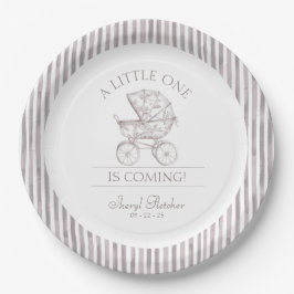 ニュートラルトイレベビーシャワー紙プレート ペーパープレート