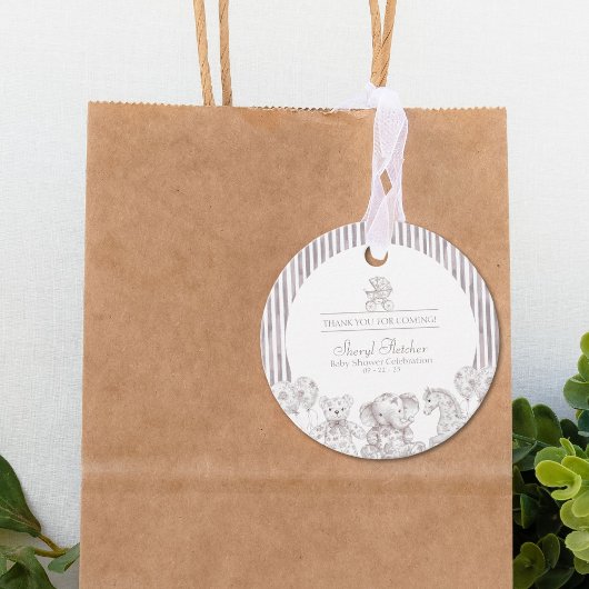 ニュートラルトイレベビーシャワー フェイバータグ