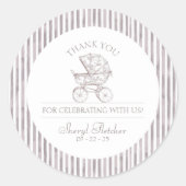 ニュートラルトイレベビーシャワー ラウンドシール (正面)