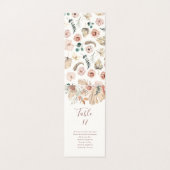 ニュートラルトロピカルウォーターカラーパーム結婚フローラ (外部フラット)